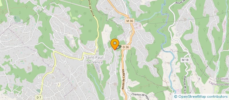 localisation de l'entreprise ML CONSULTING  SAINT-PAUL-DE-VENCE