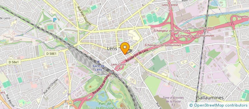 localisation de l'entreprise ML CONSULTING à LENS