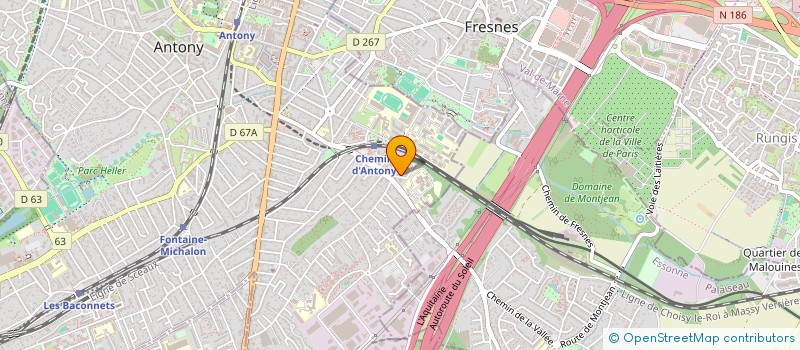 localisation de l'entreprise ML CONSULTING à ANTONY