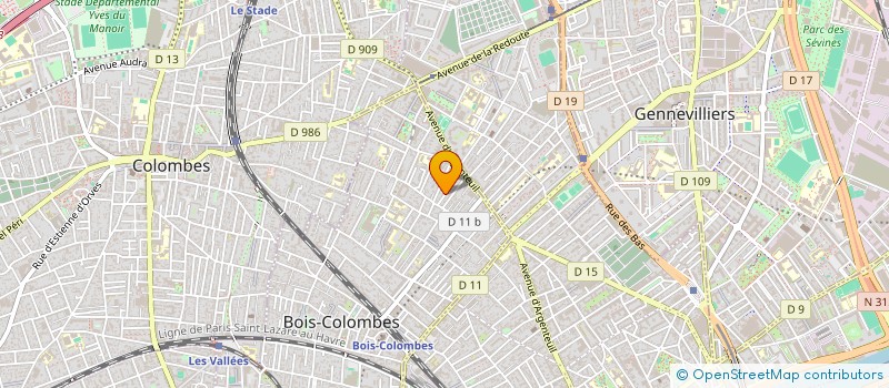 localisation de l'entreprise ML CONSULTING SERVICES à BOIS-COLOMBES