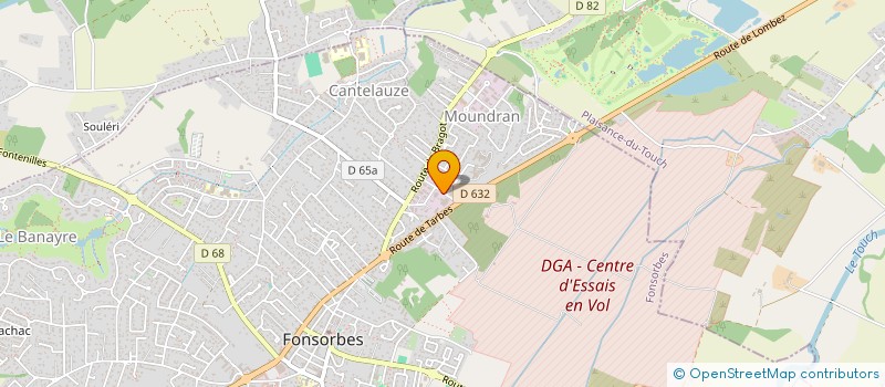 localisation de l'entreprise ML CORNEBARRIEU  FONSORBES