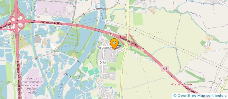 localisation de l'entreprise ML COVER  ARGANCY