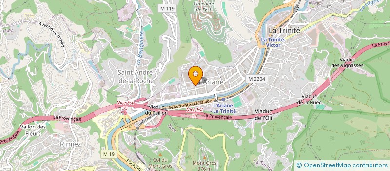 localisation de l'entreprise ML DELIVERY  NICE