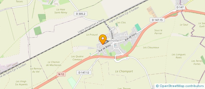 localisation de l'entreprise ML DEM à GOUSSAINVILLE
