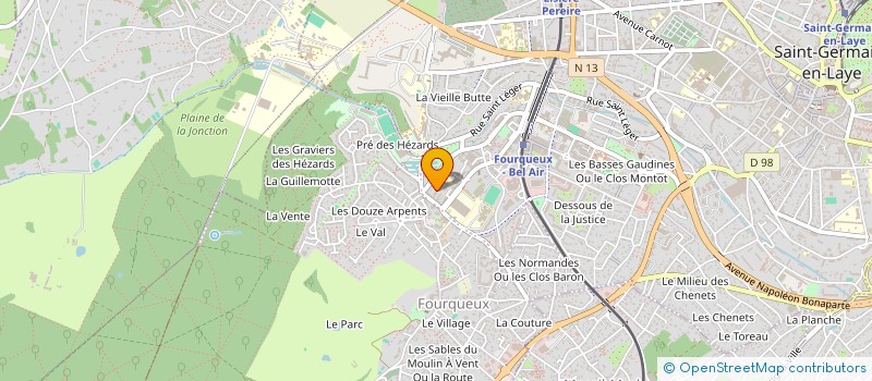 localisation de l'entreprise ML DESCHAMP COACHING  SAINT-GERMAIN-EN-LAYE