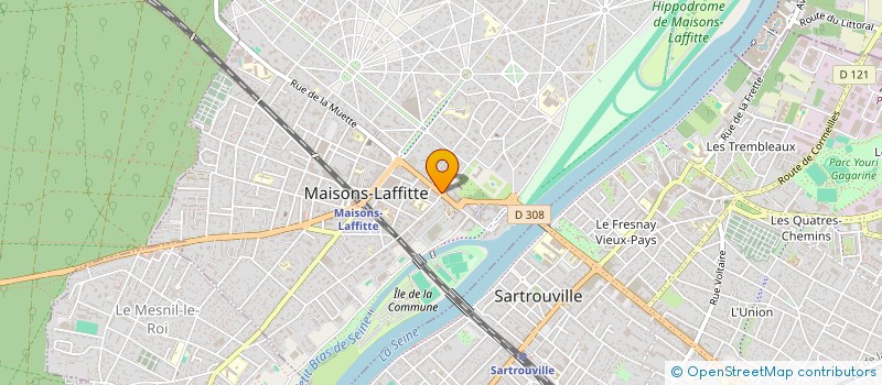 localisation de l'entreprise ML DIS  MAISONS-LAFFITTE