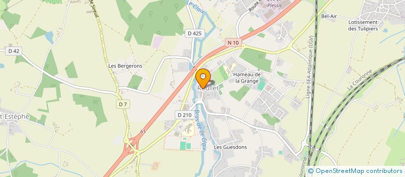 localisation de l'entreprise ML DISTRIBUTION  ROULLET-SAINT-ESTEPHE