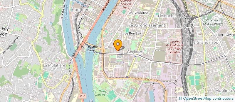 localisation de l'entreprise ML DRIVE  LYON