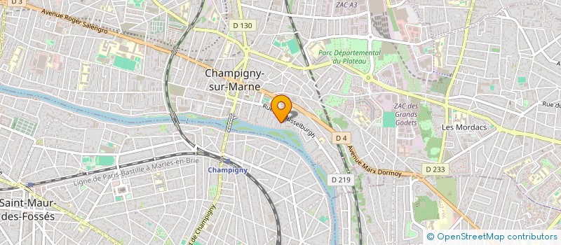 localisation de l'entreprise ML DRIVE à CHAMPIGNY-SUR-MARNE