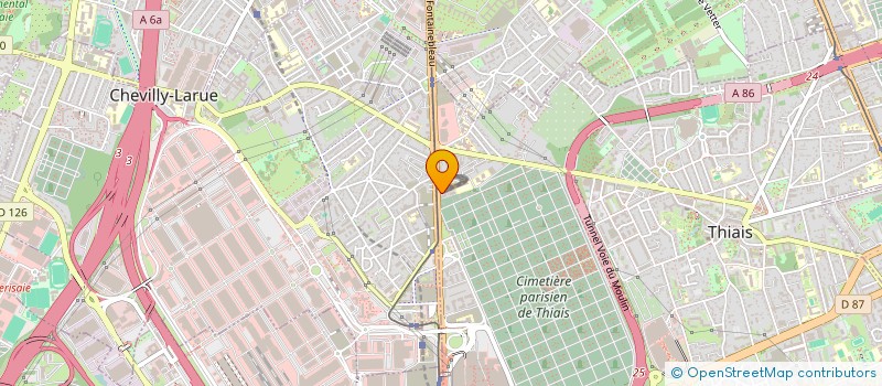 localisation de l'entreprise ML DRIVER  THIAIS