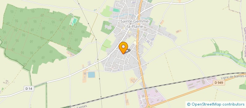 localisation de l'entreprise ML DUBOIS  SAINTE-GEMME-LA-PLAINE