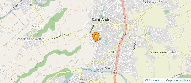 localisation de l'entreprise ML ELEC OI  SAINT-ANDRE