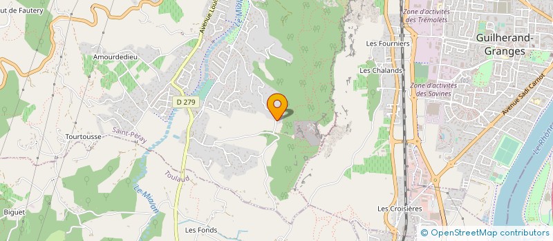 localisation de l'entreprise ML ELECTRONIQUE  SAINT-PERAY