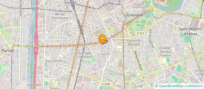 localisation de l'entreprise ML ET ASSOCIES à GRENOBLE
