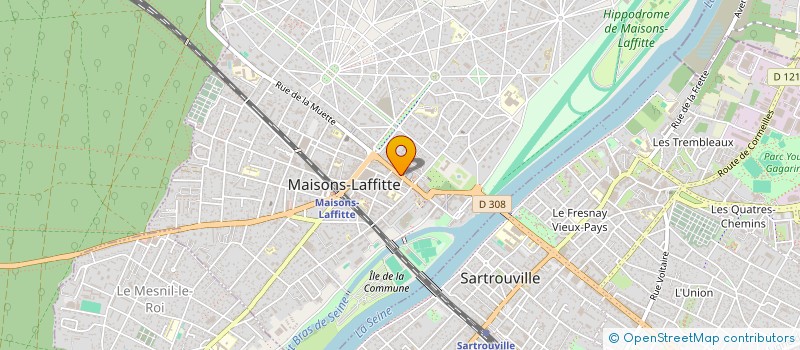 localisation de l'entreprise ML-EXPE-PRO à MAISONS-LAFFITTE