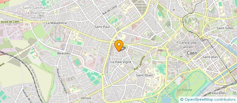 localisation de l'entreprise ML EXPERTISE à CAEN