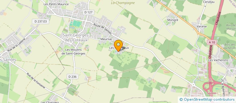 localisation de l'entreprise ML FORMATIONS  SAINT-GEORGES-DES-COTEAUX