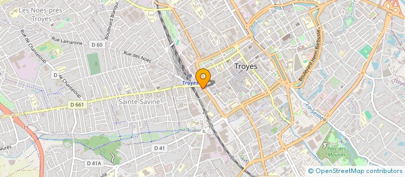 localisation de l'entreprise ML FRANCE à TROYES