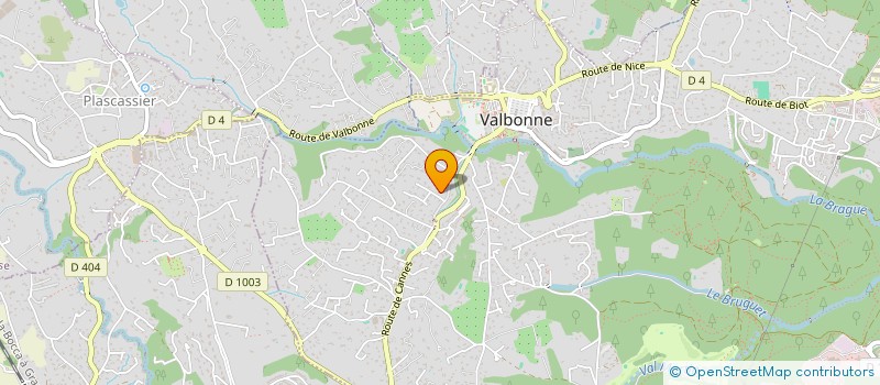 localisation de l'entreprise ML FRANCE à VALBONNE