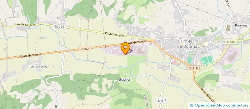 localisation de l'entreprise ML GARAGE  SAINT-JEAN-DE-BOURNAY