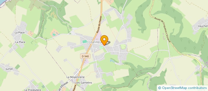 localisation de l'entreprise ML HABITAT à LE TILLEUL