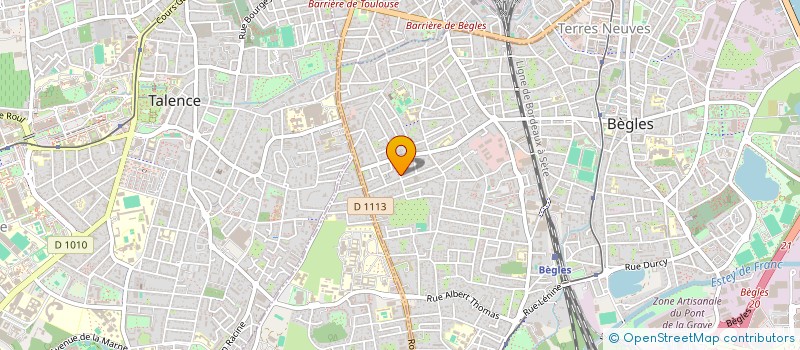 localisation de l'entreprise ML HOLDING à BEGLES