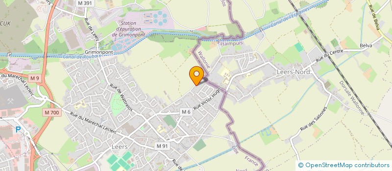 localisation de l'entreprise ML HORSES  LEERS