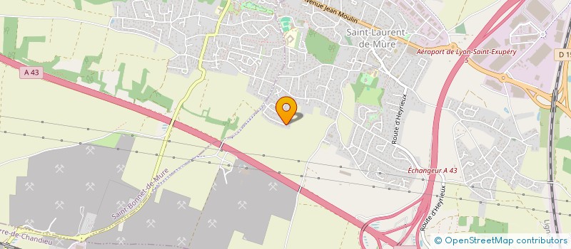 localisation de l'entreprise ML IMMO  SAINT-LAURENT-DE-MURE