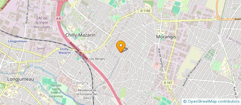 localisation de l'entreprise ML IMMO à MORANGIS