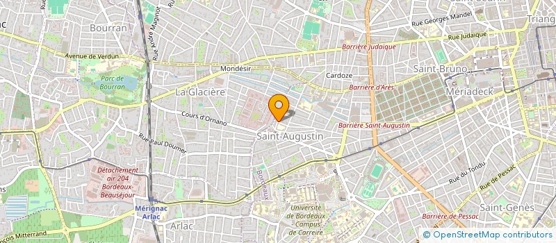 localisation de l'entreprise ML IMMO  BORDEAUX