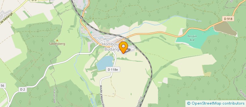 localisation de l'entreprise ML IMMO  HOMBOURG-BUDANGE