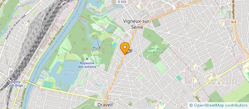 localisation de l'entreprise ML IMMOBILIER à DRAVEIL