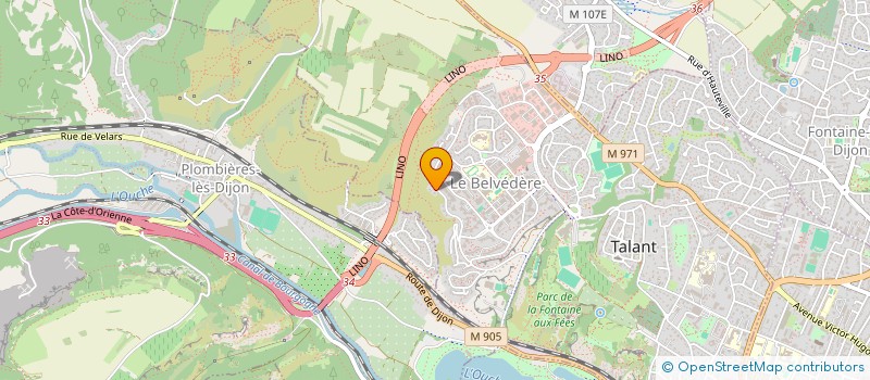 localisation de l'entreprise ML IMMOBILIER  TALANT