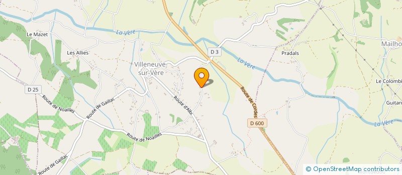 localisation de l'entreprise ML IMMOBILIER  VILLENEUVE-SUR-VERE