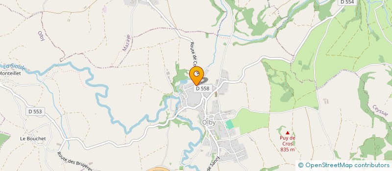 localisation de l'entreprise ML IMMOBILIER  OLBY