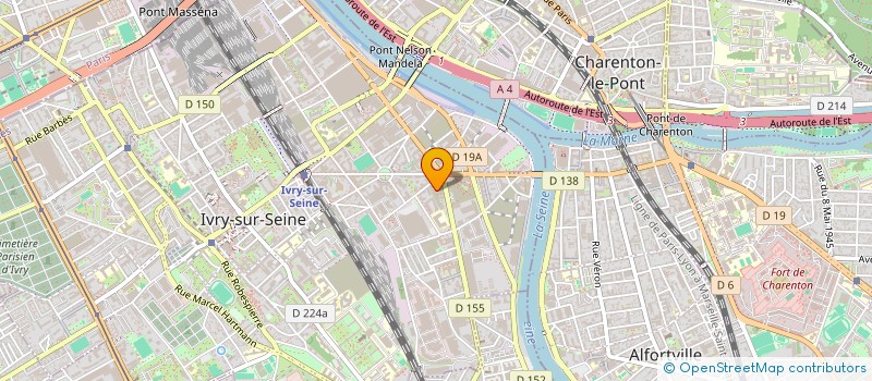 localisation de l'entreprise ML IMMOBILIER 94  IVRY-SUR-SEINE