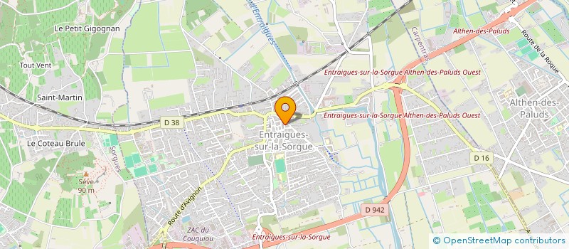 localisation de l'entreprise ML IMMOBILIER  ENTRAIGUES-SUR-LA-SORGUE