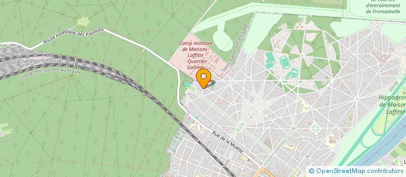 localisation de l'entreprise ML IMMOBILIERE DU PARC à MAISONS-LAFFITTE