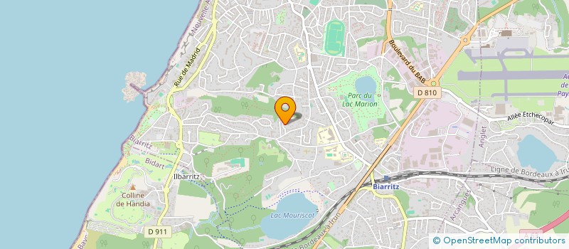 localisation de l'entreprise ML INGENIERIE à BIARRITZ