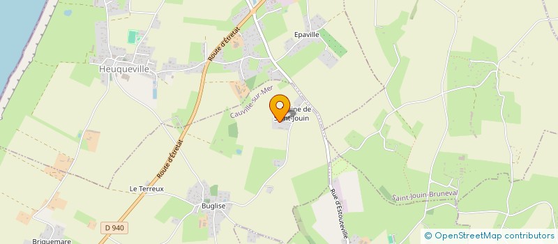 localisation de l'entreprise ML INTERIOR DESIGN  CAUVILLE-SUR-MER