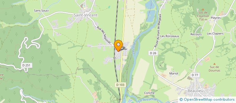 localisation de l'entreprise ML INVEST 20  SAINT-VINCENT