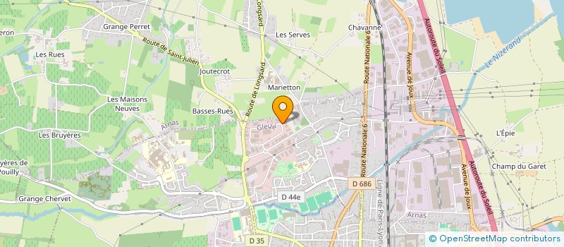 localisation de l'entreprise ML INVEST  GLEIZE