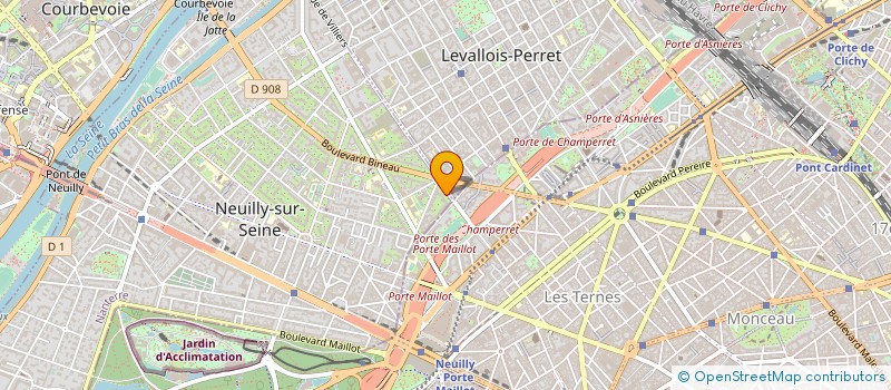 localisation de l'entreprise ML INVEST  NEUILLY-SUR-SEINE