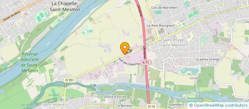 localisation de l'entreprise ML INVEST  SAINT-PRYVE-SAINT-MESMIN