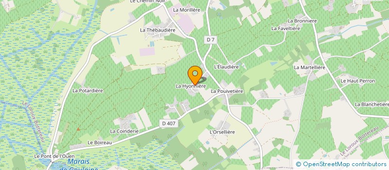 localisation de l'entreprise ML'INVEST  LE LOROUX-BOTTEREAU