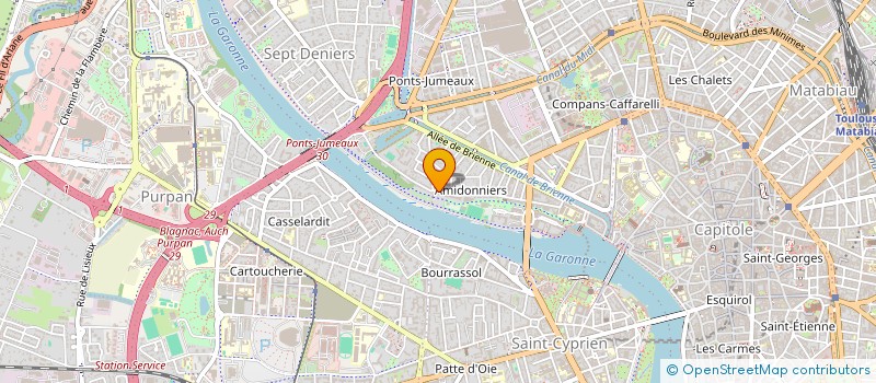 localisation de l'entreprise ML-INVEST  TOULOUSE