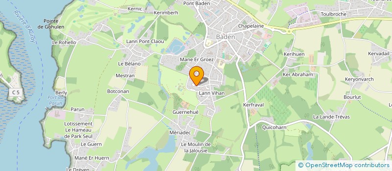 localisation de l'entreprise ML INVEST  BADEN