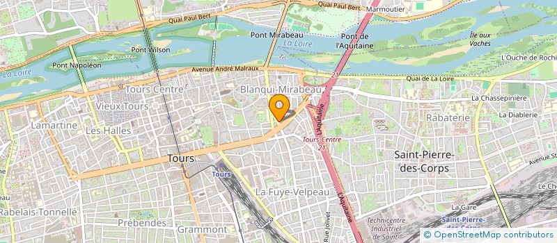 localisation de l'entreprise ML INVEST  TOURS