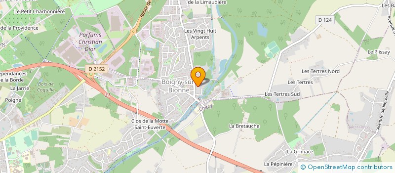 localisation de l'entreprise ML INVEST à BOIGNY-SUR-BIONNE