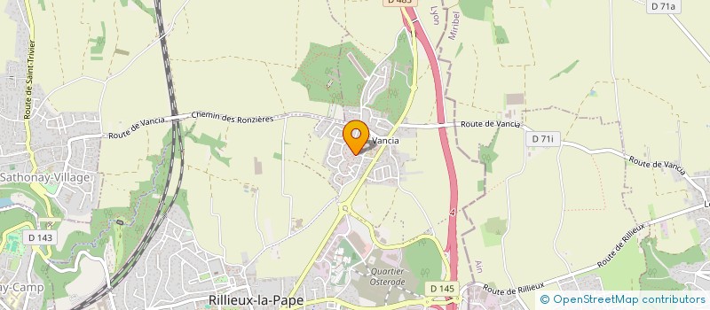 localisation de l'entreprise ML INVEST  RILLIEUX-LA-PAPE